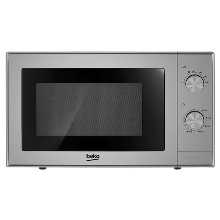 cuptor cu microunde argintiu gri bun