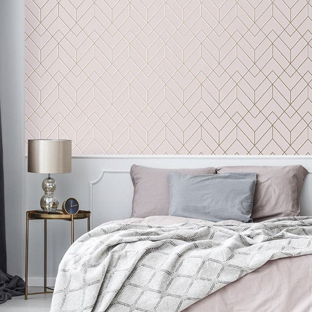 dormitor elegant tapet