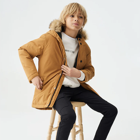 geaca iarna copii reversibila