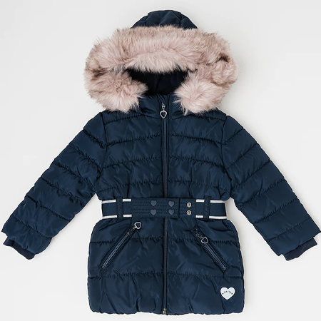 geaca iarna copii cu gluga detasabila