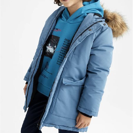 geaca iarna copii cu gluga