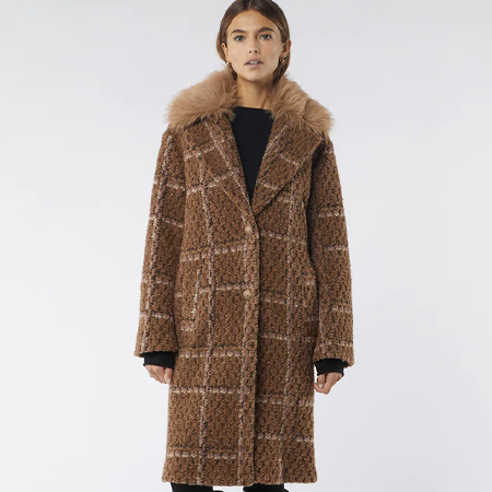 palton dama cu blana