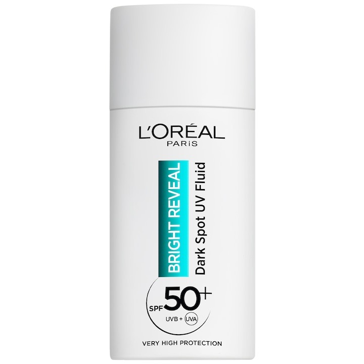 Crema SPF 50+ L'Oreal Paris Bright Reveal cu actiune impotriva petelor pigmentare
