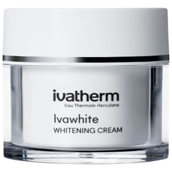 Crema tratament depigmentare Ivawhite, Ivatherm, cu vitamina C, pentru ten cu pete pigmentare si pistrui