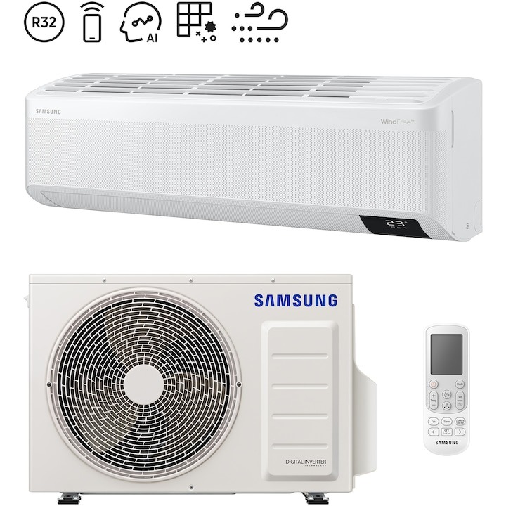 Aparat de aer conditionat Samsung Wind-Free Avant 9000 BTU Wi-Fi
