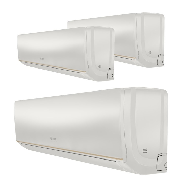 Sistem aer conditionat Gree pentru 3 incaperi, multisplit, unitate exterioara de 24000 btu
