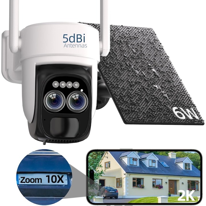 Camera de supraveghere Xenomo X-SAFE Panou Solar 6W