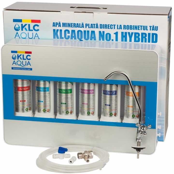 Filtru de apa KLCAQUA No.1 HYBRID 6 stadii de filtrare cu alcalinizare