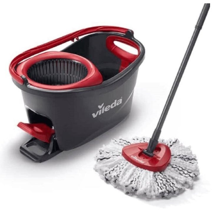 Mop rotativ cu galeata Vileda Turbo 3 in 1 Microfibre Box