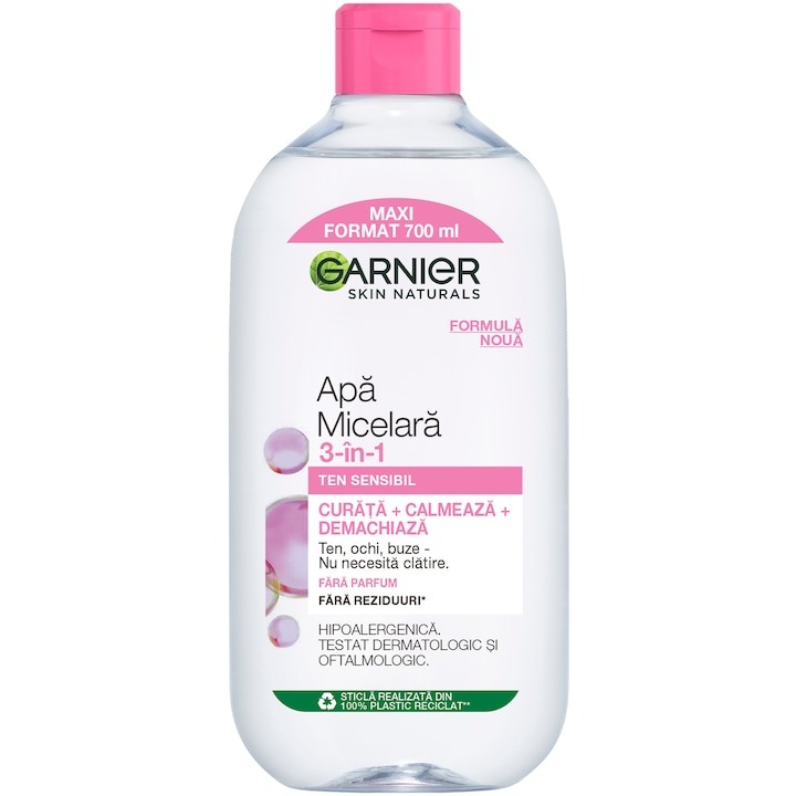 Apa micelara Garnier Skin Naturals pentru ten sensibil