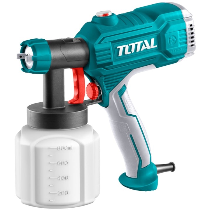 Pistol de vopsit Total TT3506 450 W 800 ml capacitate rezervor