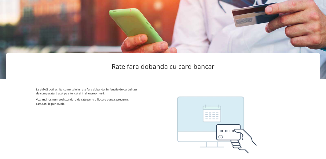 Electrocasnice in rate